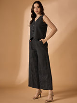 Thread Work Black Co-Ords Set