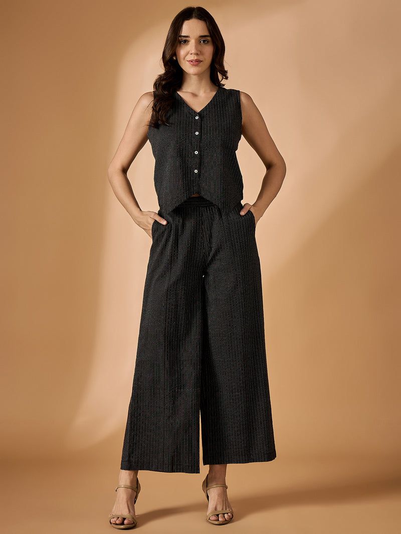 Thread Work Black Co-Ords Set