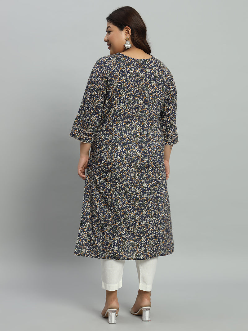 Floral Printed Kurta