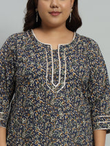 Floral Printed Kurta