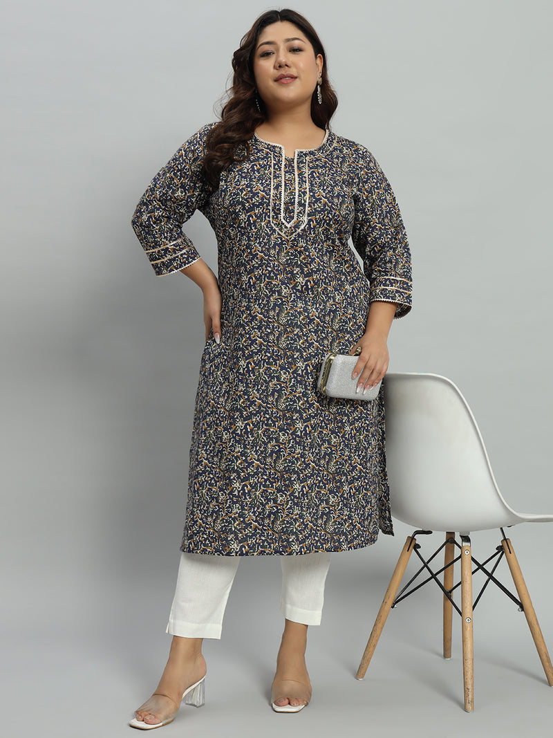 Floral Printed Kurta