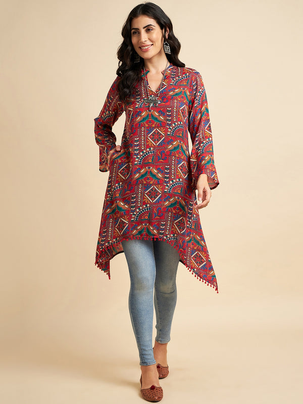 Printed Rayon Kurta