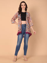 Paisley print Shrug