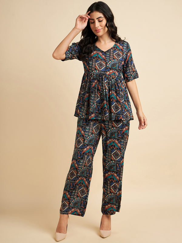 Motif Printed Co-Ords