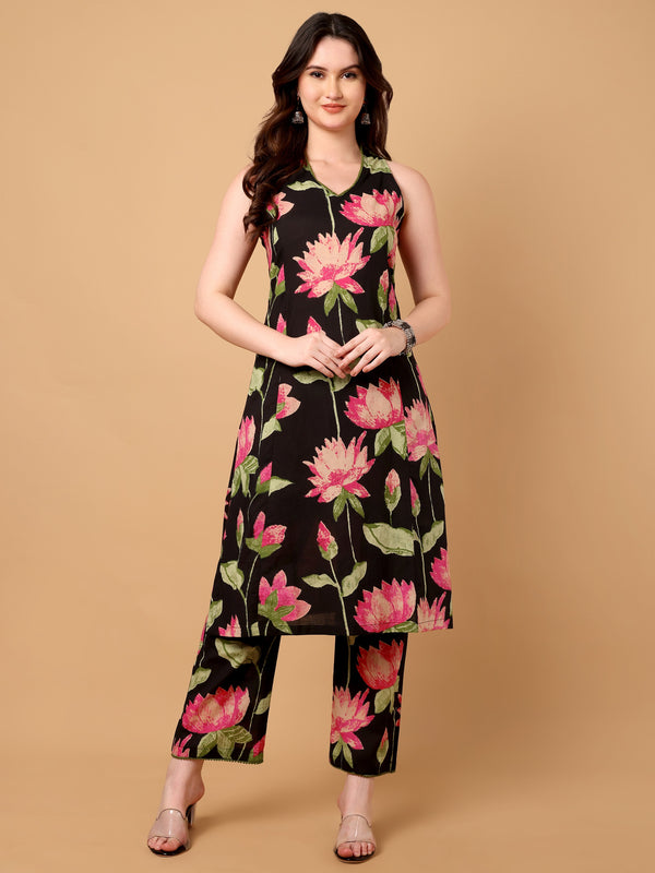 Floral Printed Kurta Set