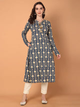 A-Line Printed Kurta