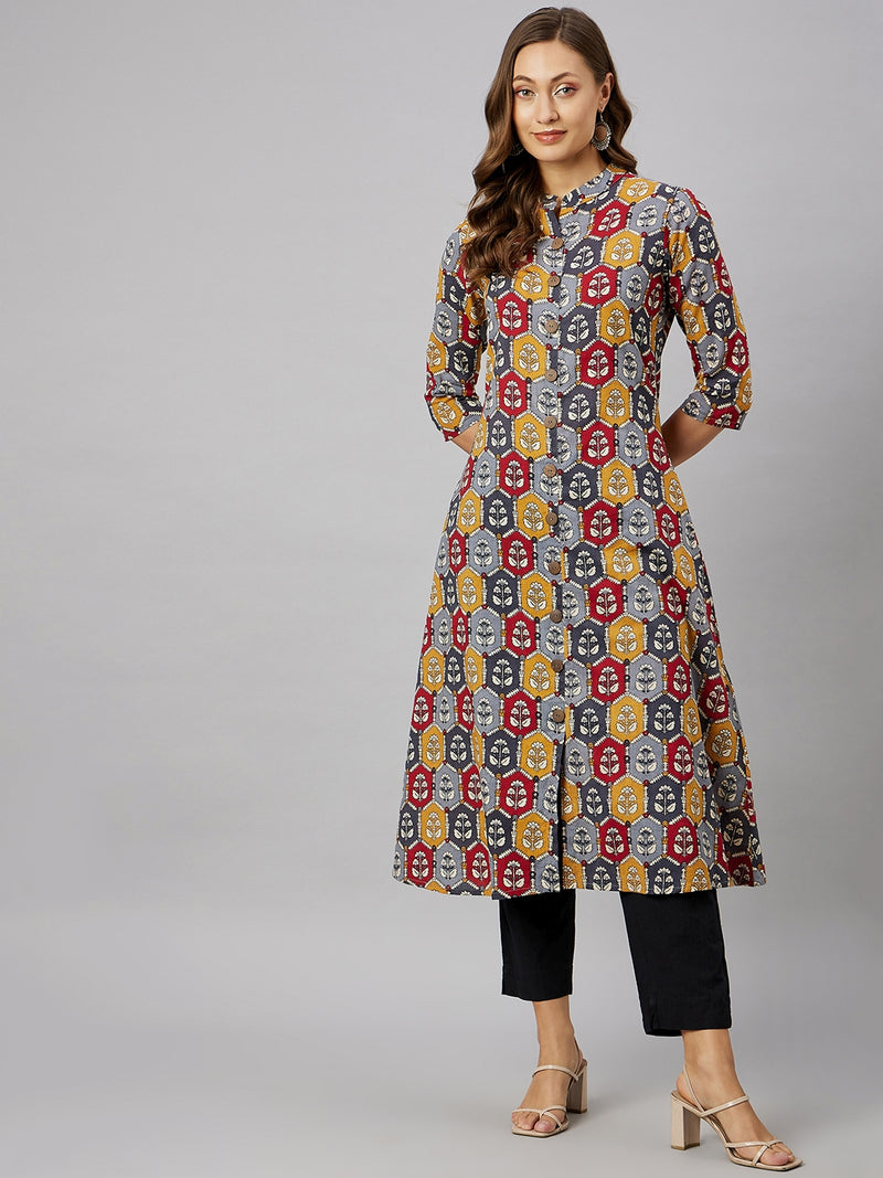 Cotton Cambric A line Kurta