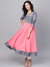 Anarkali Crepe Kurta