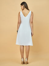 Azira Soild Ombre Collar Neck Maxi Dress