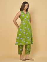 Azira Women’s Floral Printed Sleeveless Co-ords Set