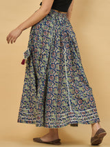 Azira Printed Flared Maxi Skirt for Women