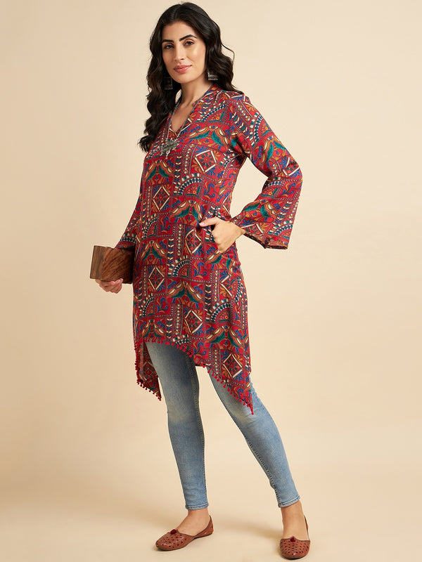 Printed Rayon Kurta