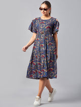 Off Shoulder Rayon Dress