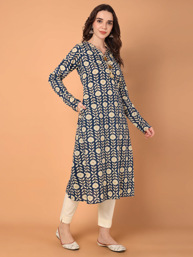 A-Line Printed Kurta