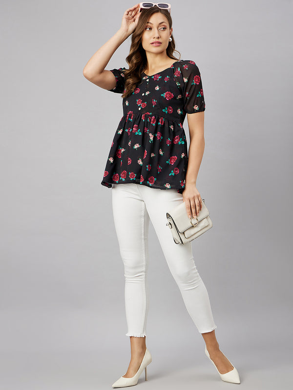 Floral Printed Top