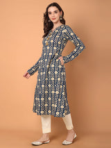 A-Line Printed Kurta