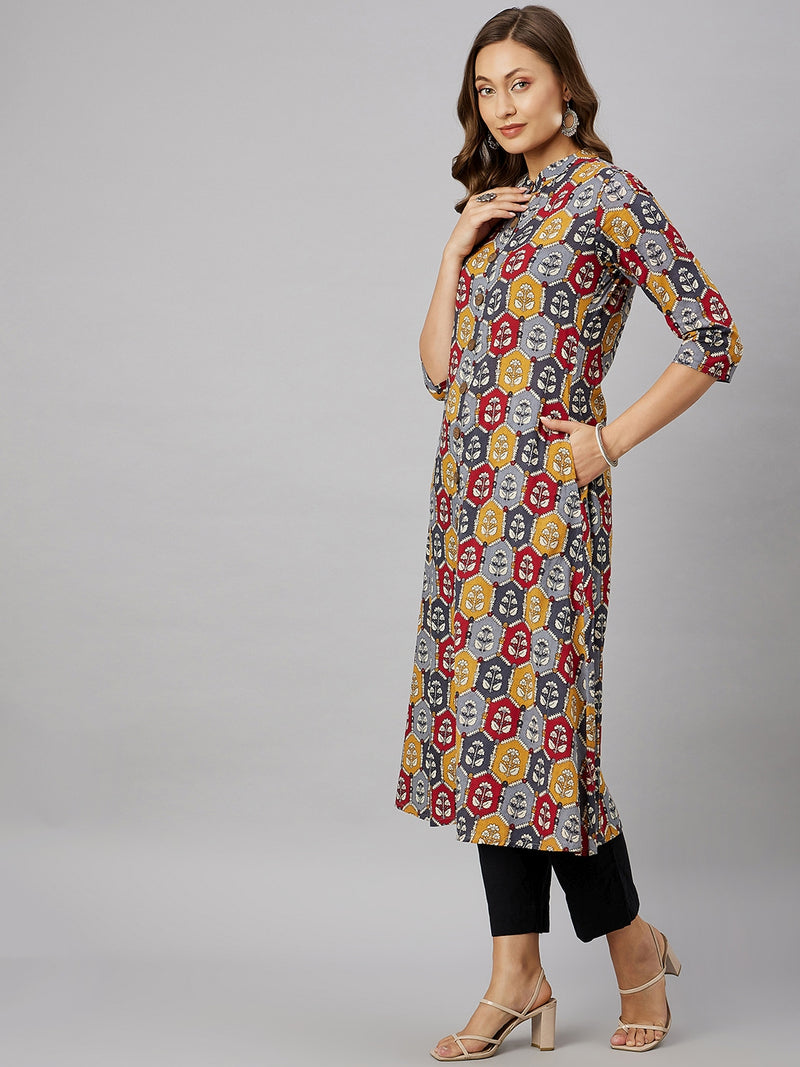 Cotton Cambric A line Kurta