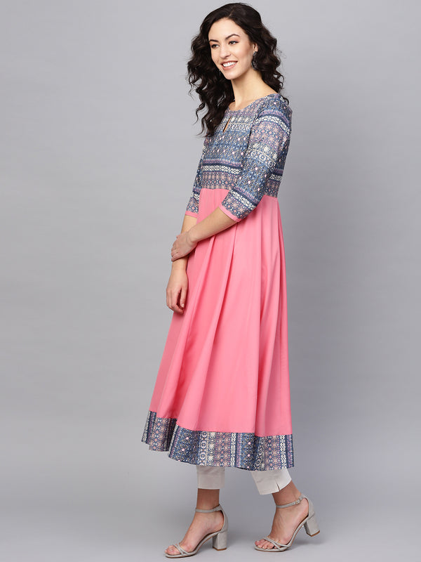 Anarkali Crepe Kurta