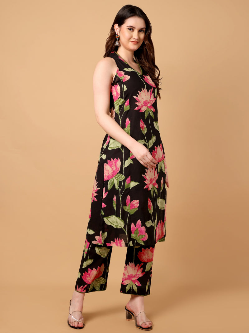 Floral Printed Kurta Set