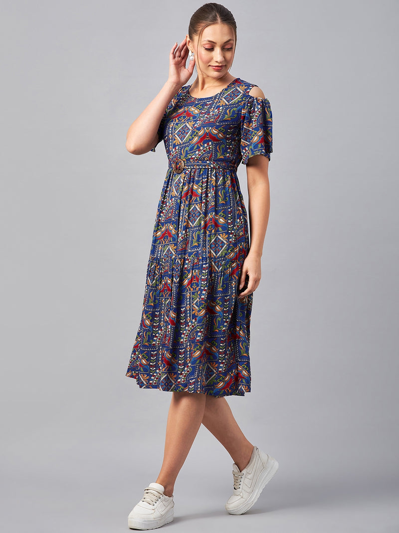 Off Shoulder Rayon Dress