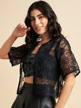 Organza Embroiderd Shrug