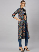 Abstract Printed Shrug