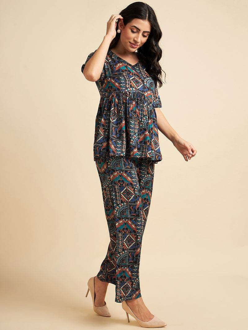 Motif Printed Co-Ords