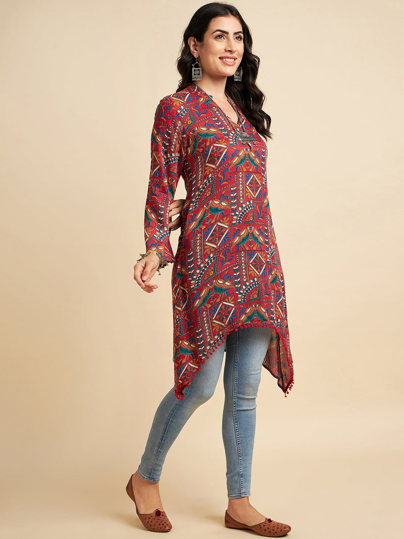 Printed Rayon Kurta