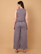 Checked Printed Co-Ord Set