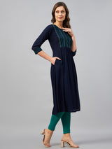 Georgette A line Kurta