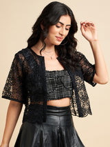 Organza Embroiderd Shrug