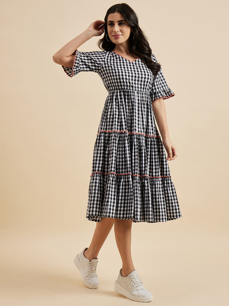 Black & White Striped dress