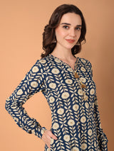 A-Line Printed Kurta