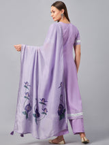 Anarkali Palazzo Dupatta Set