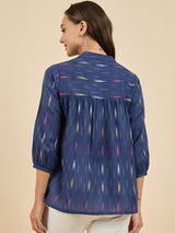 Ikat Printed Top