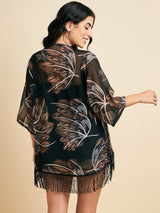 Floral Printed Georgette Shrug