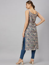 Printed Strappy Kurta