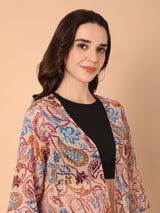 Paisley print Shrug