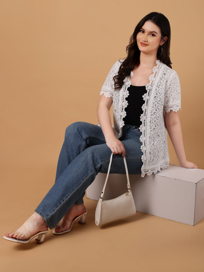 Self Design open Front Shrug