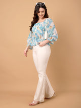 Floral Printed Smocked Top