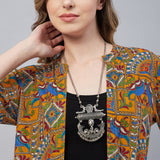 Abstract Printed Shrug