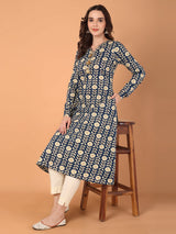 A-Line Printed Kurta