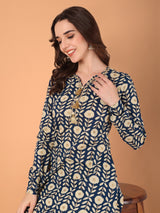 A-Line Printed Kurta