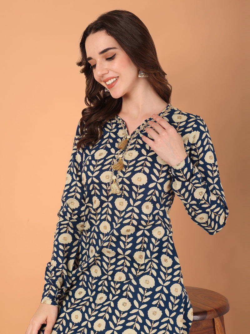 A-Line Printed Kurta