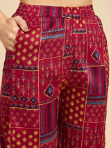 Motif Printed Co-Ords Set