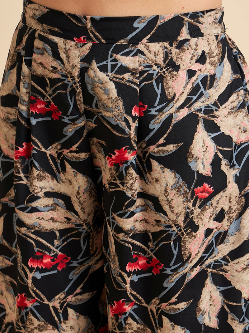 Floral Printed Crepe Co-Ords