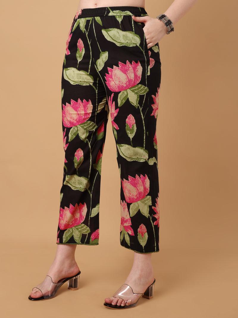 Floral Printed Kurta Set