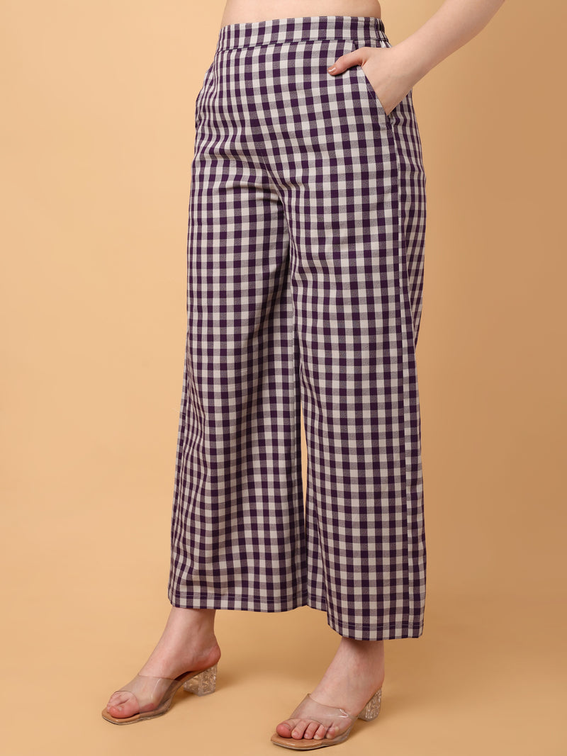 Checked Printed Co-Ord Set