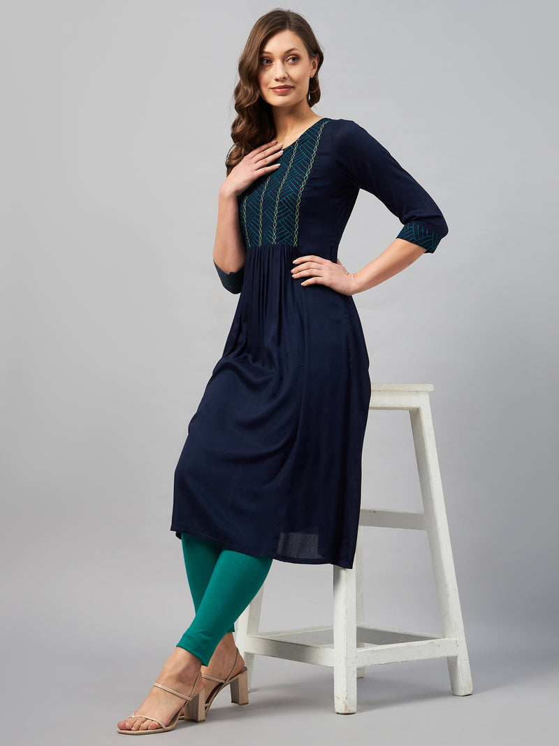 Georgette A line Kurta