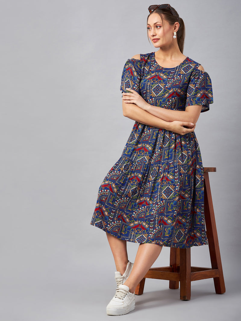 Off Shoulder Rayon Dress